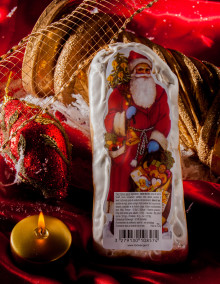 Lebkuchen-Weihnachtsmann, mit Zuckerüberzug